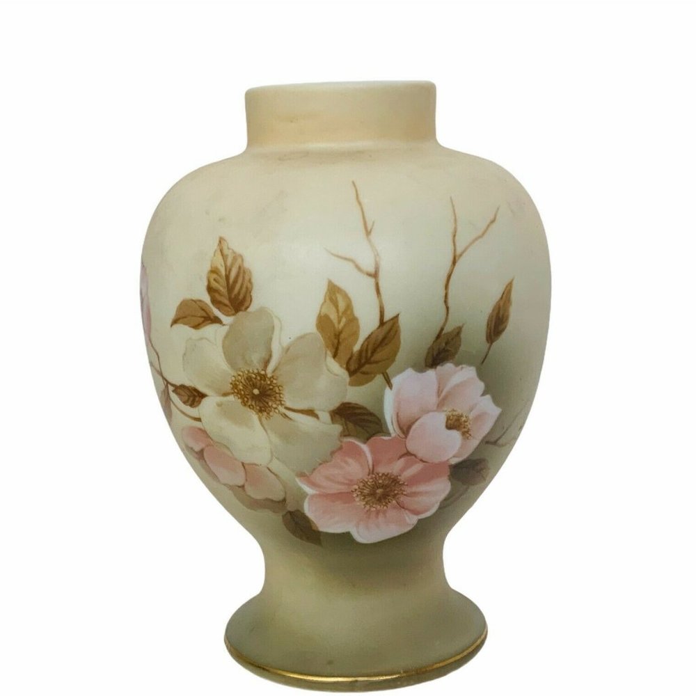 Victorian Garden Hummelwerk Dogwood Vase Japan vtg